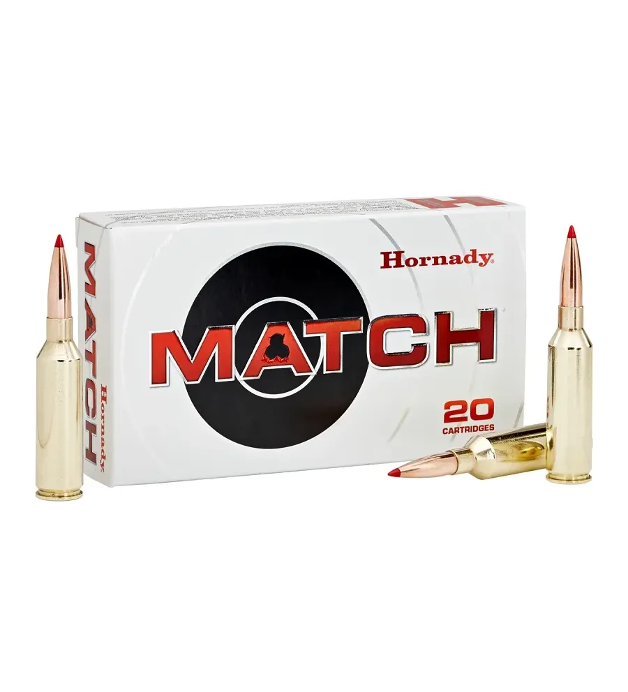 Balles Hornady Match BTHP 308 Win 168 gr 