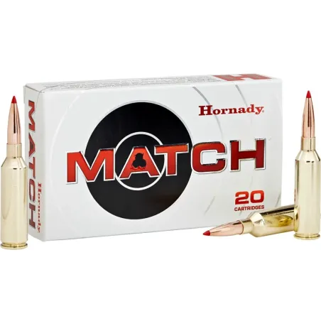 Balles Hornady Match BTHP 308 Win 168 gr 