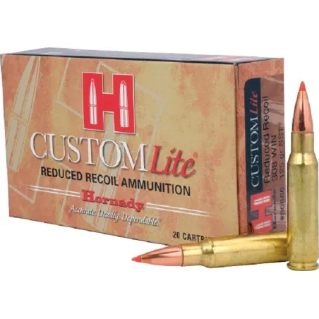 Balles Hornady Custom Lite 308 Win 125 gr 