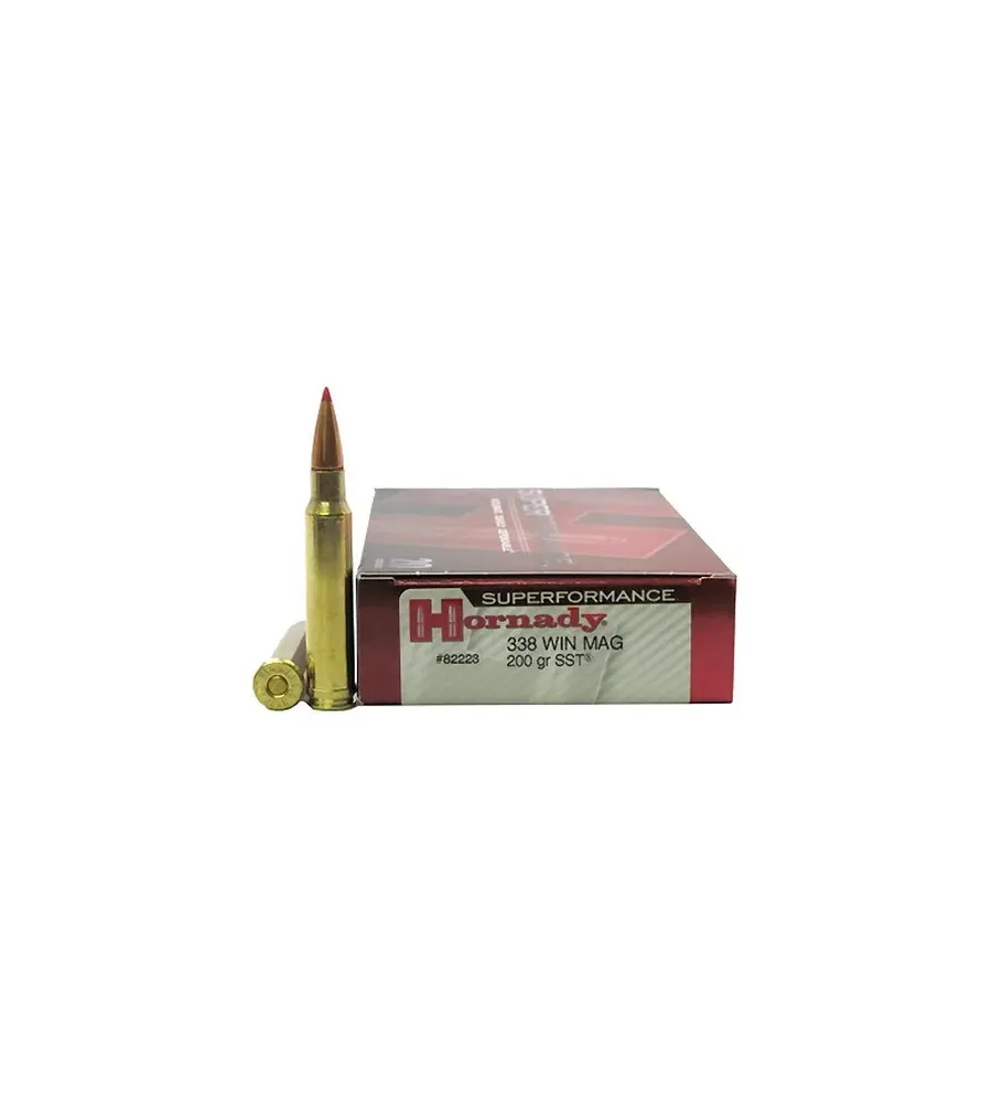 Balles Hornady Superformance SST 338 Win Mag 200 gr 