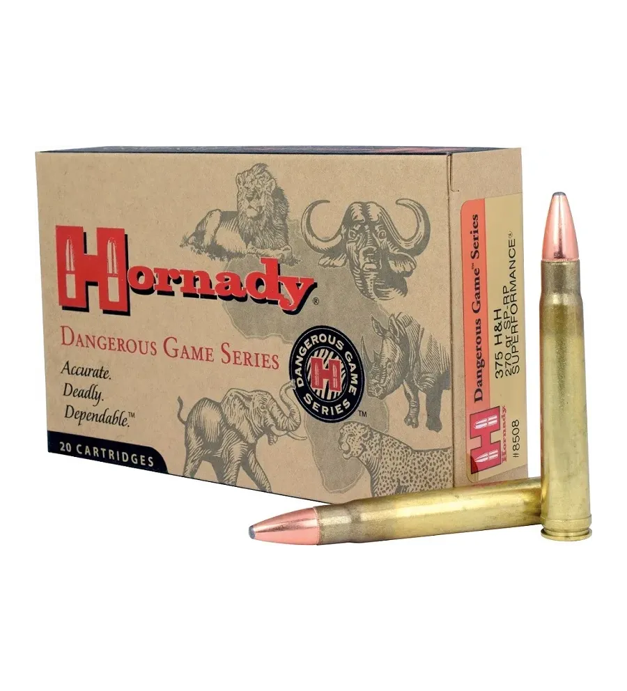 Balles Hornady Dangerous Game Series 375 HH 270 gr 