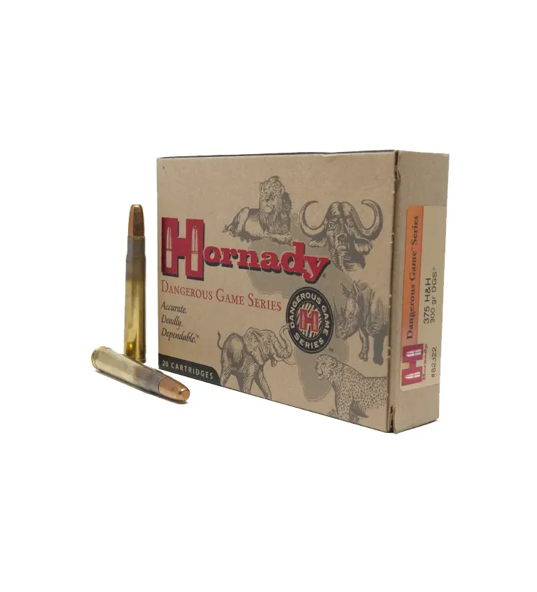 Balles Hornady Dangerous Game Series 375 HH 300 gr 