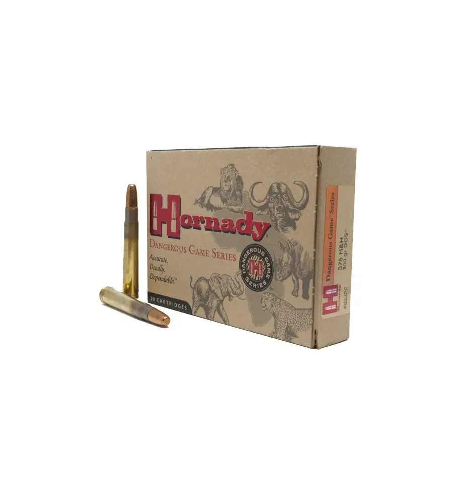 Balles Hornady Dangerous Game Series 375 HH 300 gr 