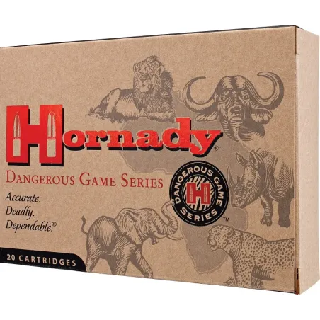 Balles Hornady Dangerous Game Series Bonded 375 HH 300 gr 