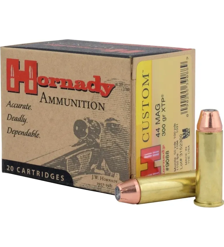Balles Hornady Custom XTP 44 Mag 300 gr 