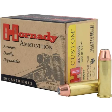 Balles Hornady Custom XTP 44 Mag 300 gr 
