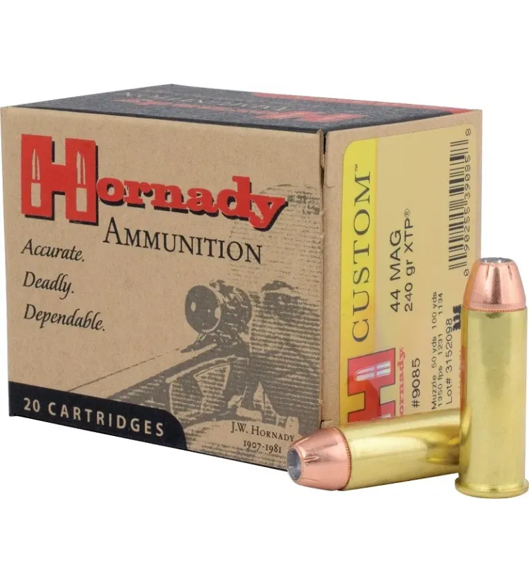 Balles Hornady Custom JHP/XTP 44 Mag 240 gr 