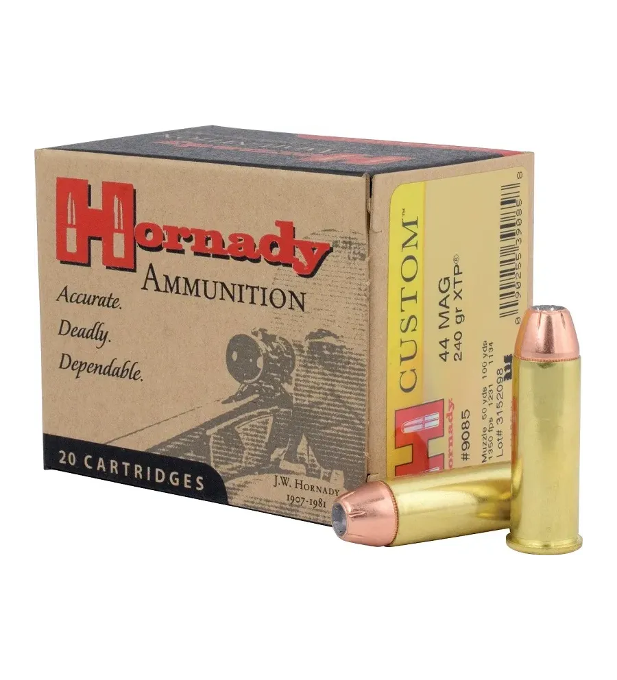 Balles Hornady Custom JHP/XTP 44 Mag 240 gr 