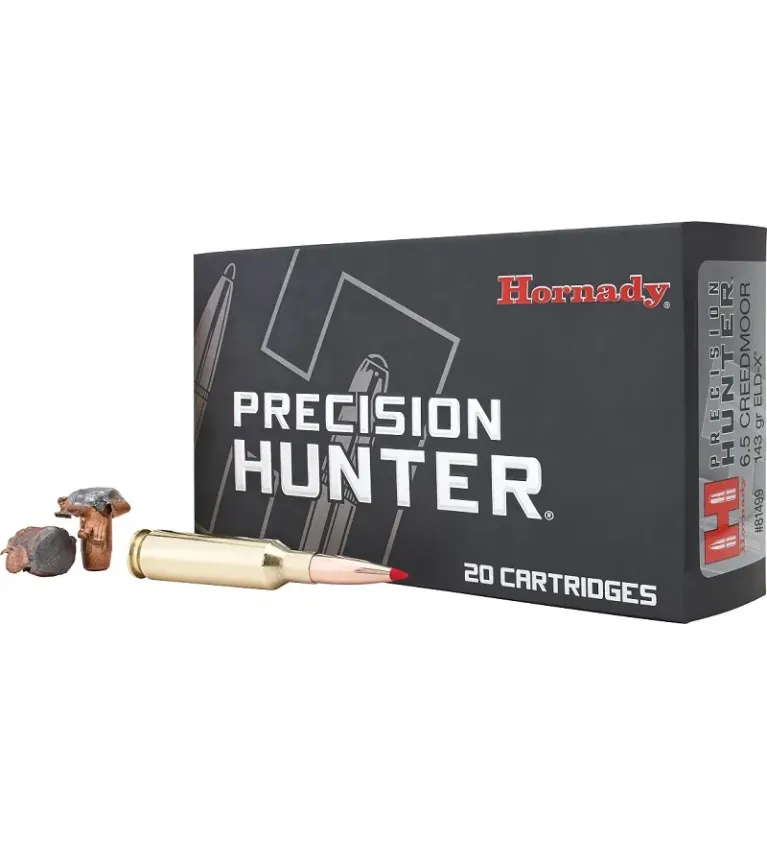 Balles Hornady Precision Hunter 6,5 Cdm 143 gr 