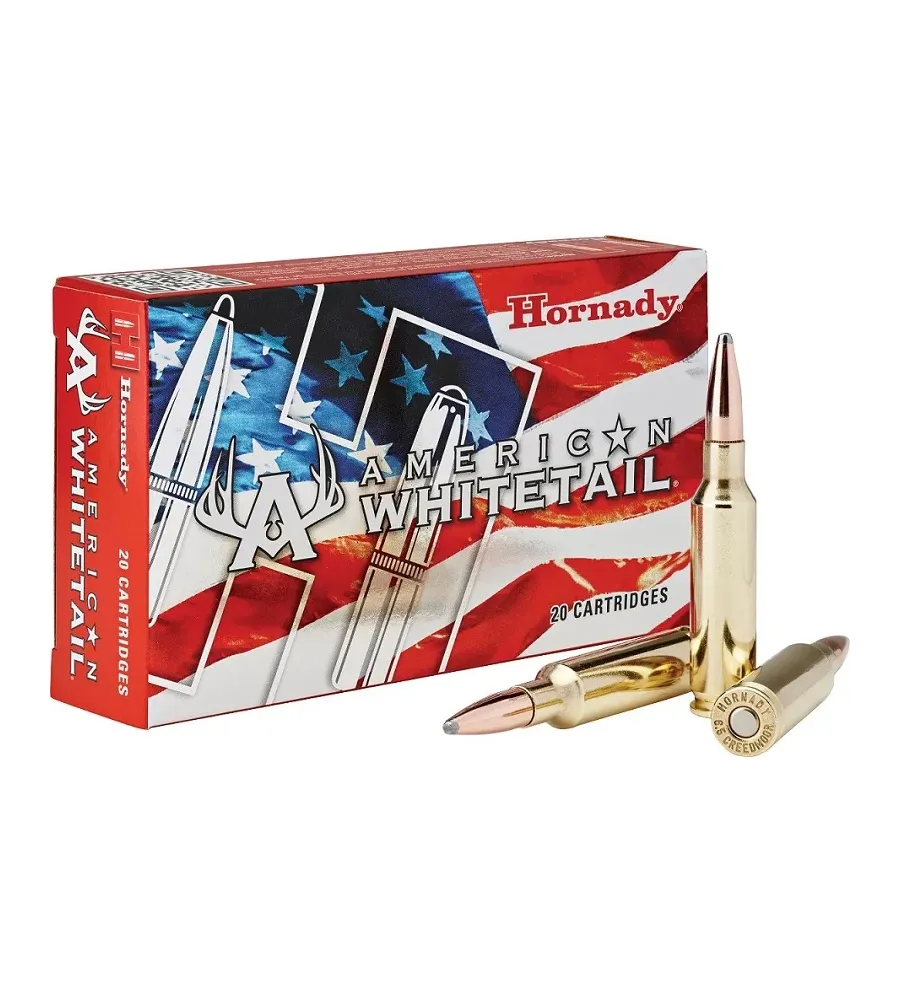 Balles Hornady American Whitetail 6,5 Cdm 129 gr 