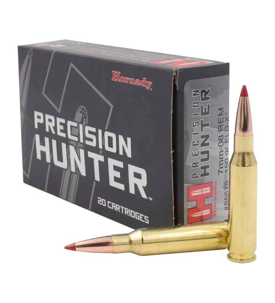 Balles Hornady Precision Hunter 7-08 Rem 150 gr 