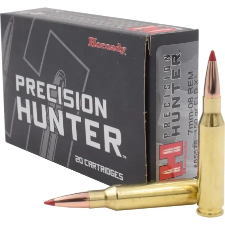 Balles Hornady Precision Hunter 7-08 Rem 150 gr 