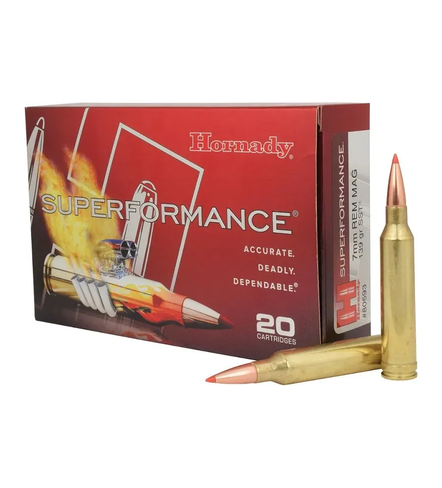 Balles Hornady Superformance SST 7 RM 139 gr 