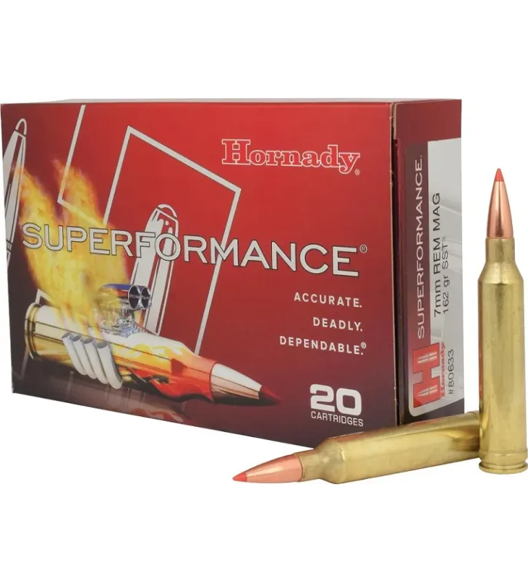 Balles Hornady Superformance SST 7 RM 162 gr 