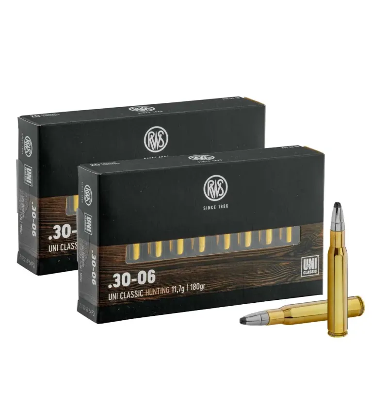Balles Rws Uni Classic .30-06 Spring. 180 grains x40 - Tout-Chasse.fr