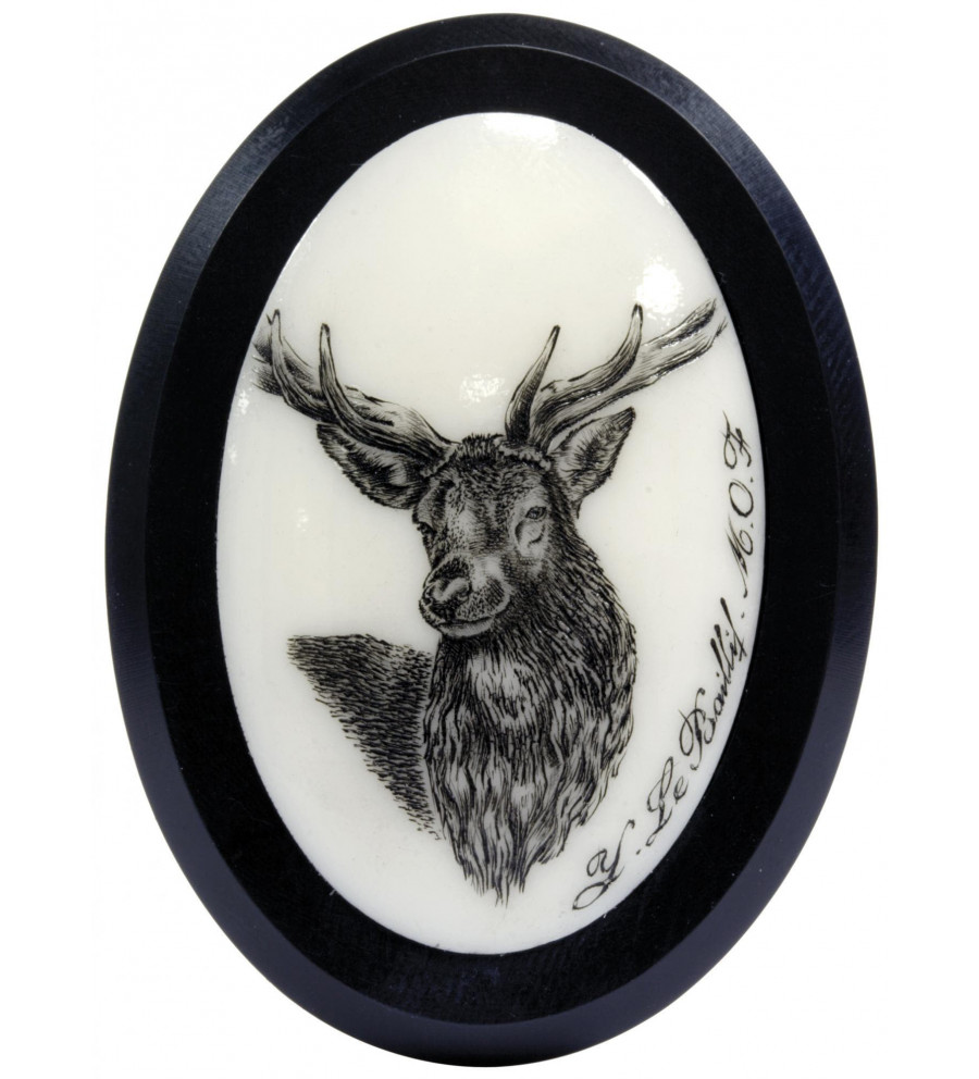 Calottes cerf aspect ivoire ou argent Calottes cerf aspect ivoire ou argent
