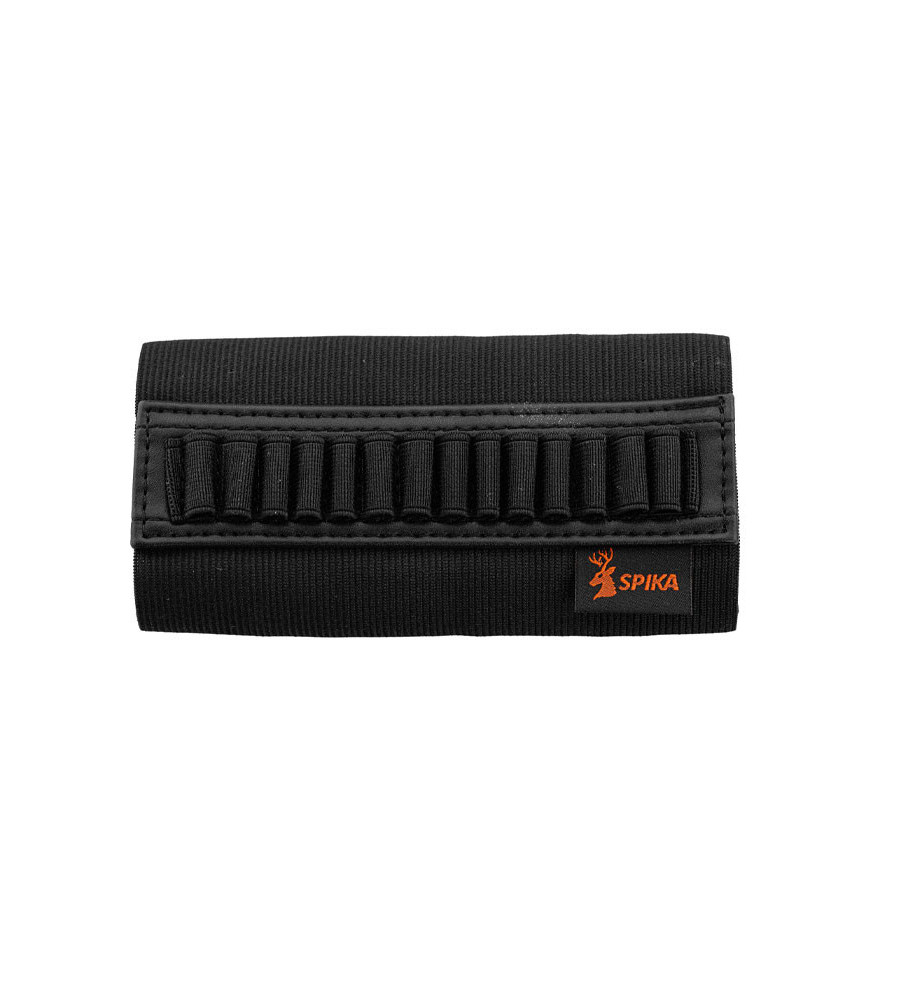 Cartouchière de crosse Spika calibre .22LR (14 cartouches) en néoprène - Tout-Chasse.fr Cartouchière de crosse Spika calibre .22LR (14 cartouches) en néoprène - Tout-Chasse.fr
