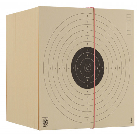 1000 cartons-cibles 17 x 17 cm 