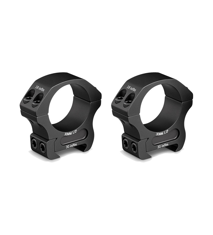 Colliers 30mm Vortex Pro Series hauteur 25,4mm Colliers 30mm Vortex Pro Series hauteur 25,4mm