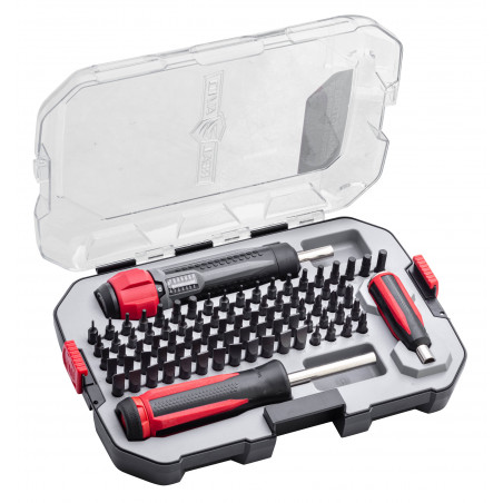 Tournevis avec 83 embouts et tournevis dynamométrique SMART TORQ - Tout-Chasse.fr